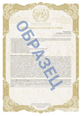 Образец Приложение к СТО 01.064.00220722.2-2020 Сыктывкар Сертификат СТО 01.064.00220722.2-2020 